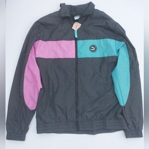 NWOT Puma women's size medium retro track jacket.